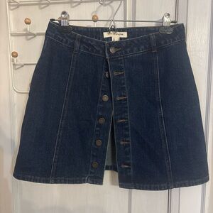 Life in Progress Blue Denim Skirt